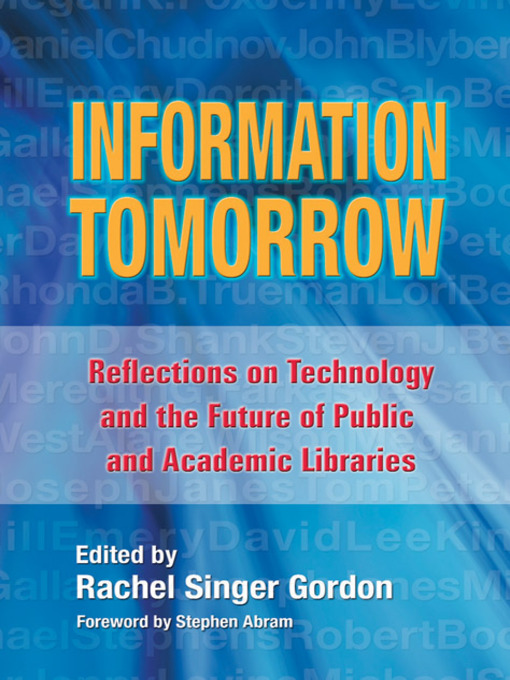 Title details for Information Tomorrow by Rachel Singer Gordon - Available